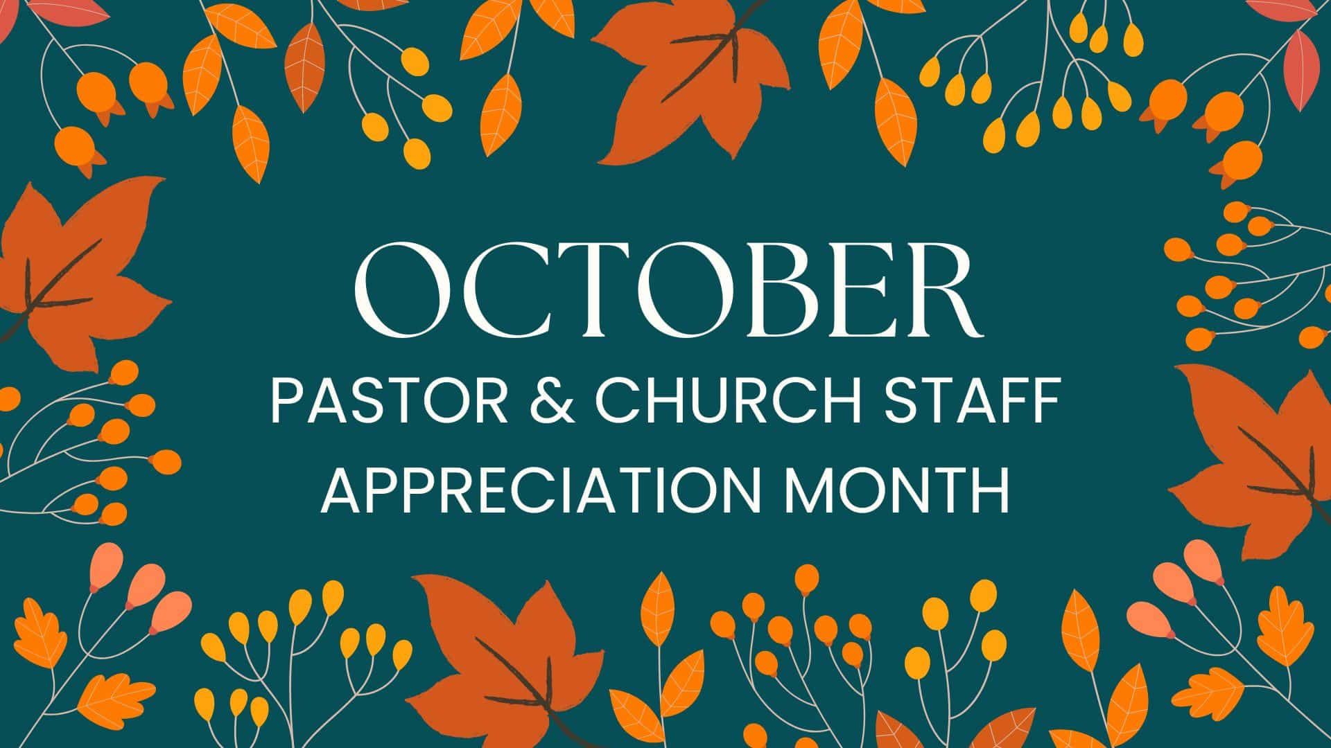 october staff appreciation