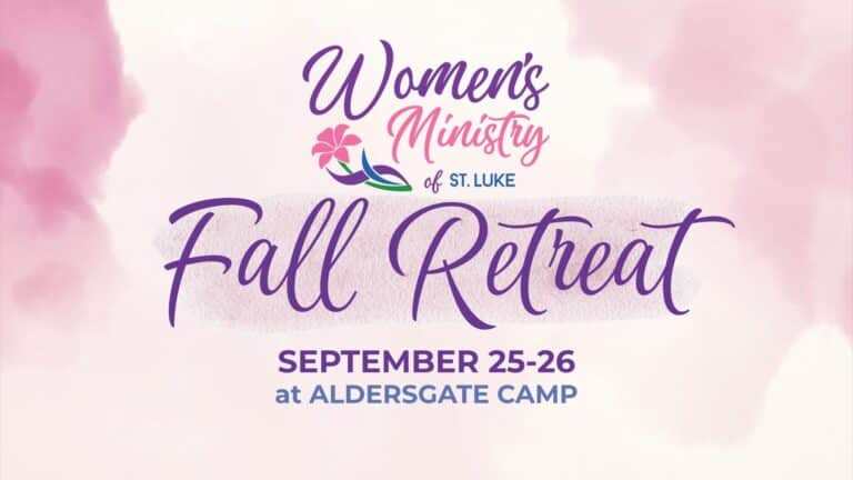 Womens ministry Fall Retreat 2026