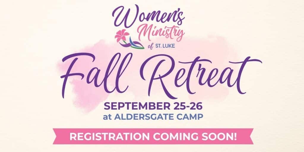 Womens ministry Fall Retreat 2026
